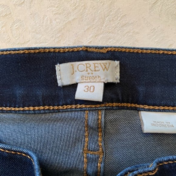 J. Crew Factory Dark Wash Ankle Skinny Jeans - Picture 3 of 6